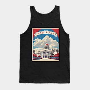 San Jose California United States of America Tourism Vintage Poster Tank Top